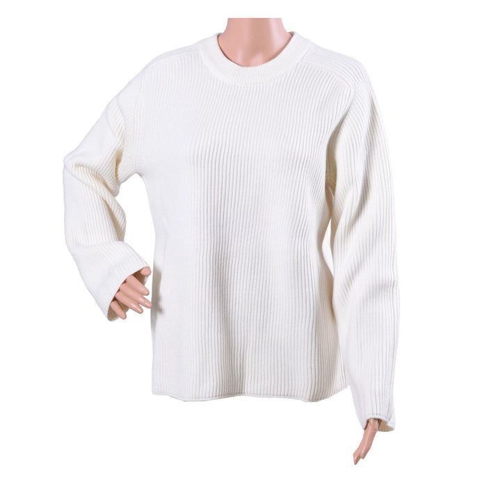 Michael Kors Ribbed Wool Sweater Pearl Heather Damen S