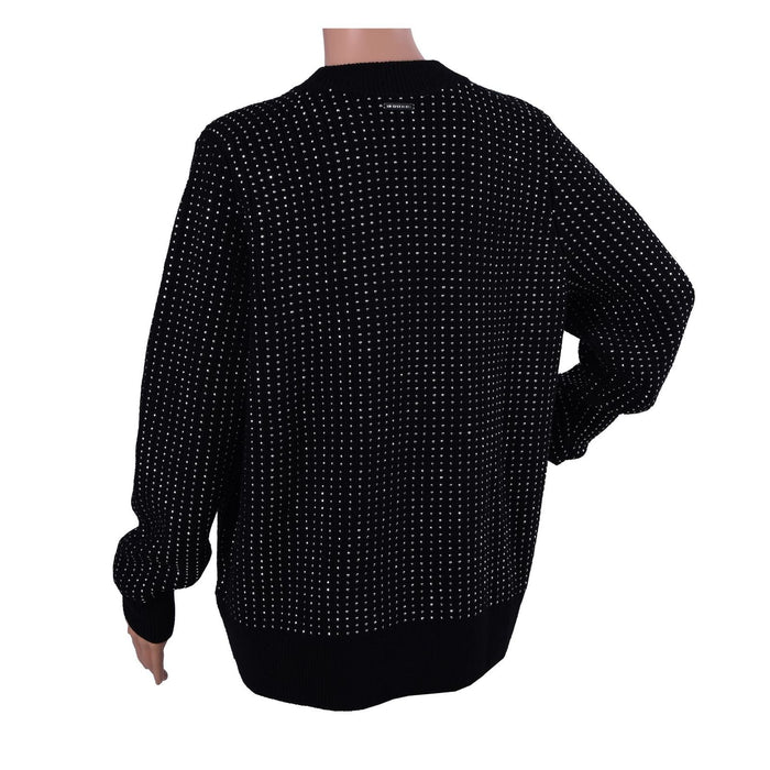 Michael Kors Pullover Regular Fit Schwarz Damen  M