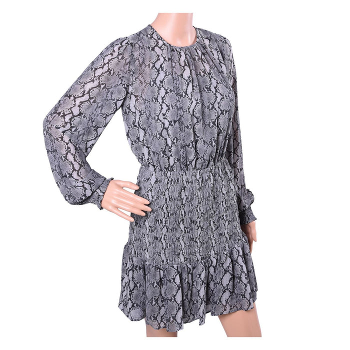 Michael Kors Kleid LS Mock Slim Fit grau Damen  L