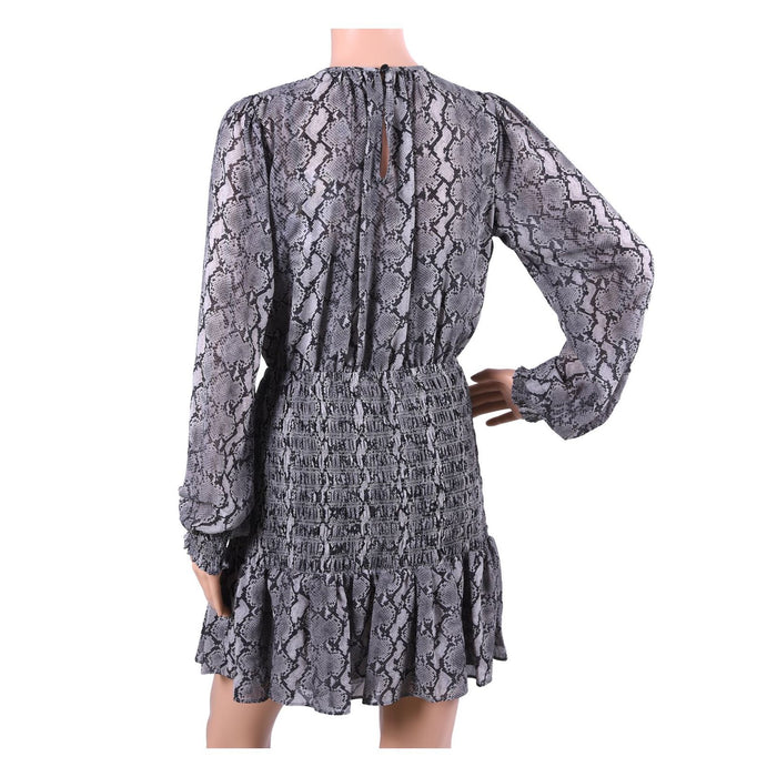 Michael Kors Kleid LS Mock Slim Fit grau Damen  L