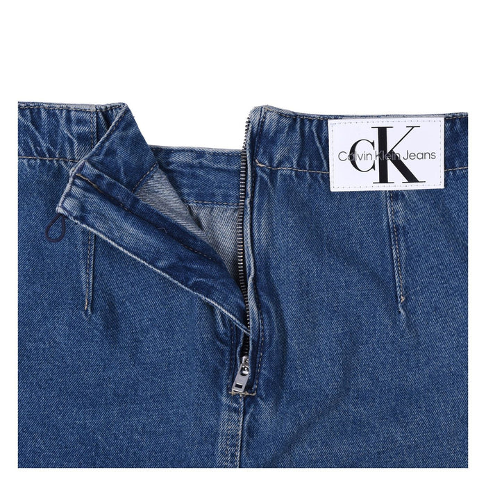Calvin Klein Jeansrock Darted blau regular fit Damen 25