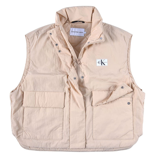 Produktbild Kurzweste - Calvin Klein Relaxed Padded Nylon Weste warm sand Damen S