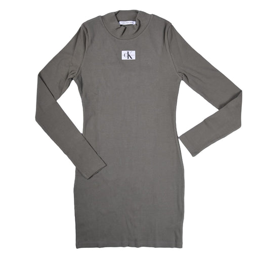 Produktbild Midikleid - Calvin Klein Kleid für den Alltag Grün Slim Fit Damen L