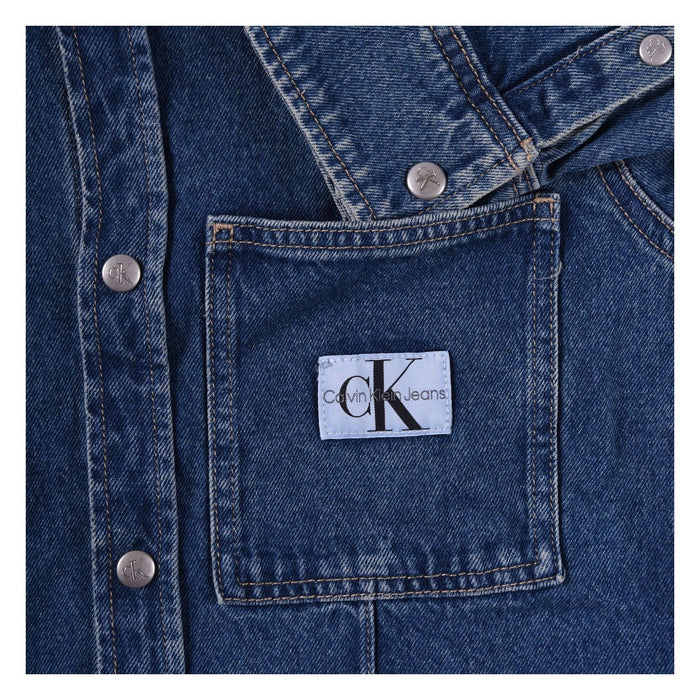 Calvin Klein Jeansbluse mit Brusttasche jeansblau Damen L