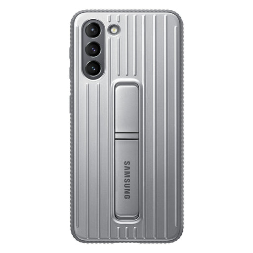 Produktbild Smartphone-Hülle - Samsung Protective Standing Cover Galaxy S21 Silver S21/S21 5G