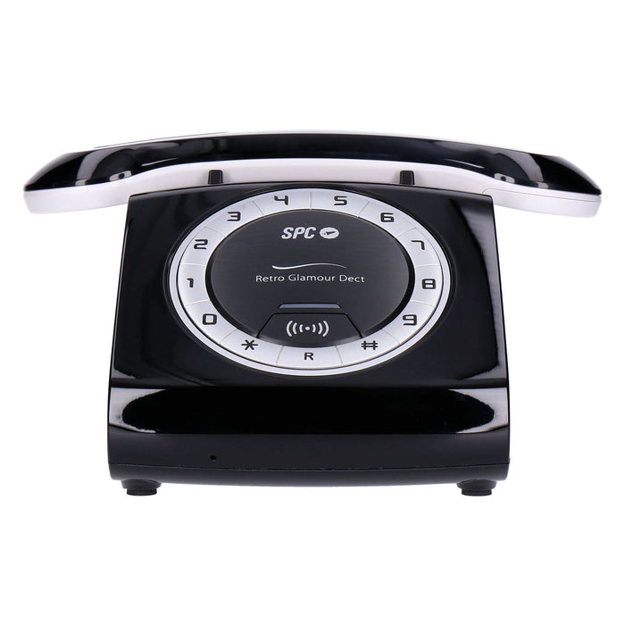 SPC Retro Glamour Telefon 77040 Schwarz Weiß