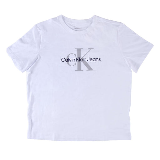 Produktbild T-Shirt - Calvin Klein Jeans Short Sleeve Crewneck Damen T-Shirt Monologo Weiß XS