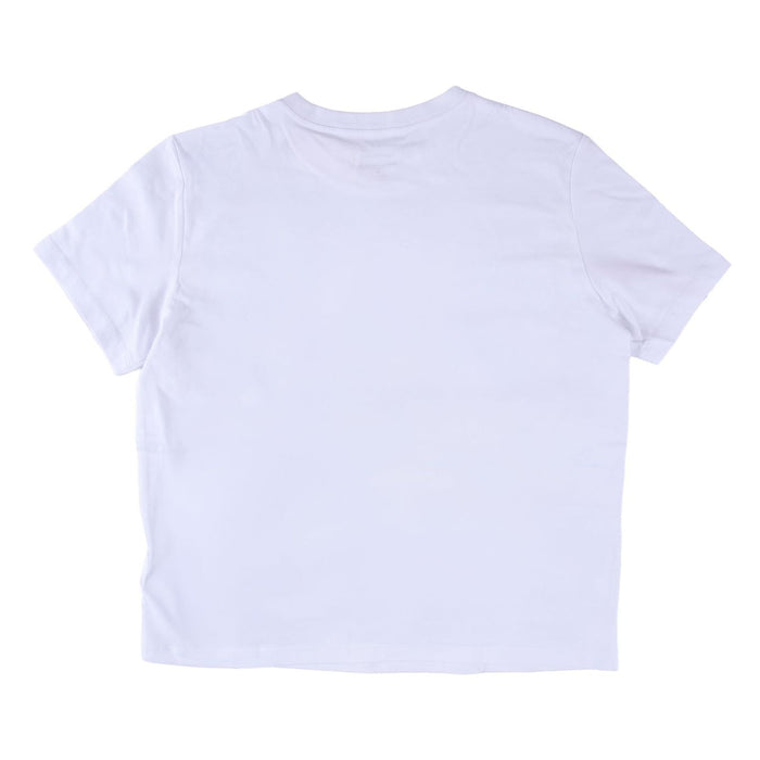 Calvin Klein Jeans Short Sleeve Crewneck Damen T-Shirt Monologo Weiß S