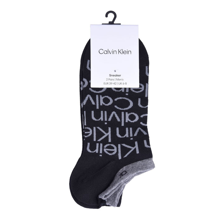 Calvin Klein 2er-Pack Sneaker Socken Herren black  39/42