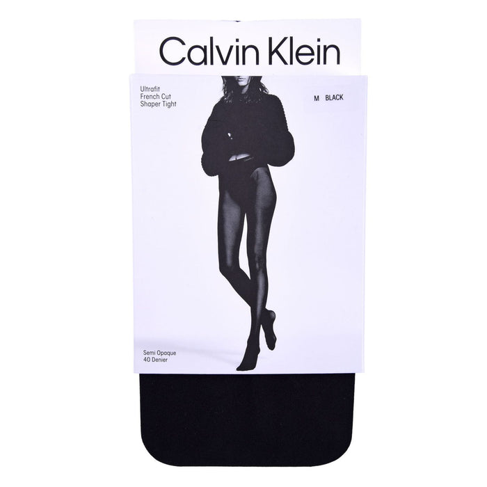 Calvin Klein French Cut Shaper Strumpfhose Schwarz  S