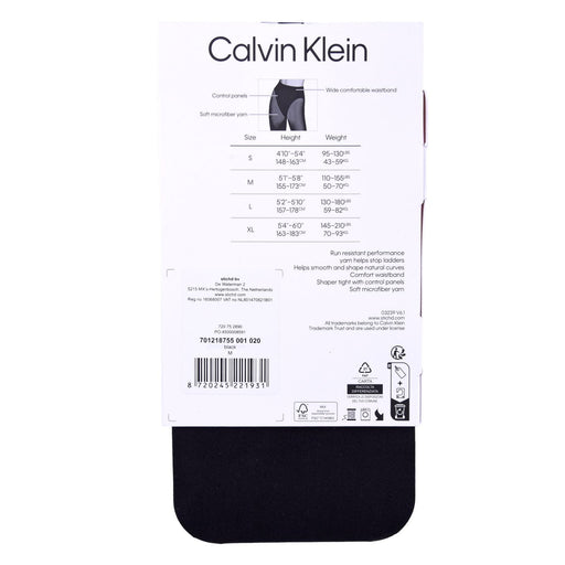 Produktbild Strumpfhose - Calvin Klein French Cut Shaper Strumpfhose Schwarz  M