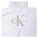 Calvin Klein Jeans Chenille Monologo Damen Pullover Weiß L