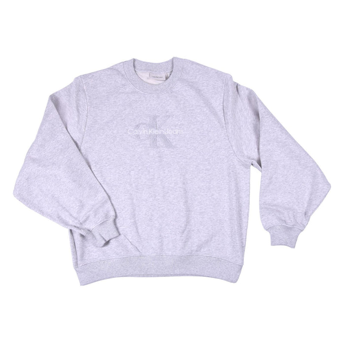Calvin Klein Jeans Sweatshirt Chenille Damen-Pullover Grau XL