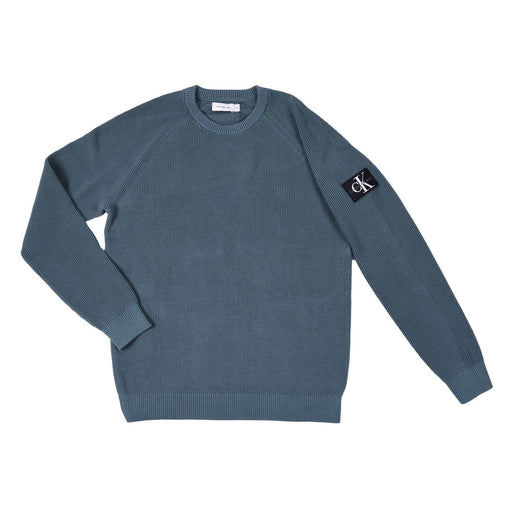 Produktbild Sweater - Calvin Klein Jeans Badge-Sweatshirt Pullover Herren Nordatlantik XXL