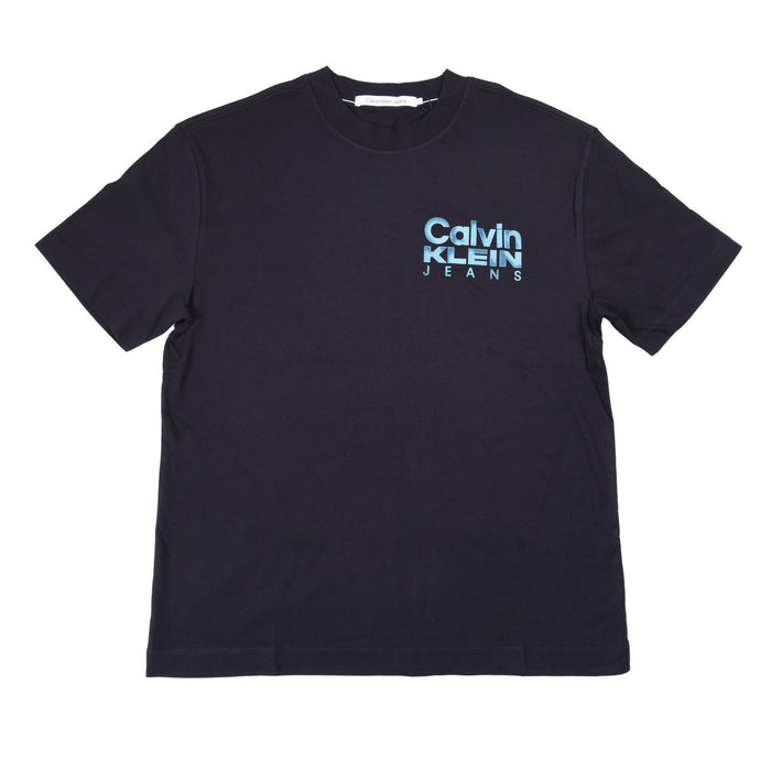 Calvin Klein Jeans Bold Color Institutional Tee Herren T-Shirt Schwarz S