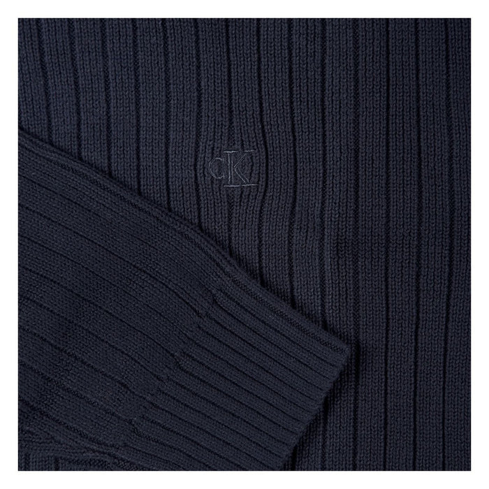 Calvin Klein Jeans Linear Sweater Herren Pullover Schwarz L