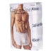 Calvin Klein Herren Boxershorts 3er Pack Trunks Cotton Stretch Weiß S