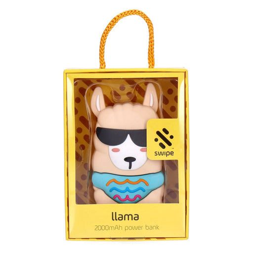 Produktbild Powerbank - Swipe Lama Kollektion 3 Teile Set Design Powerbank 3-in-1 Ladekabel Ringhalter