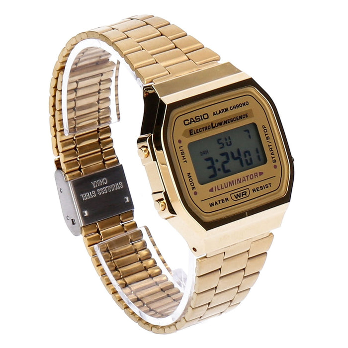 Casio Vintage Quarzuhr Gold A168WG-9EF
