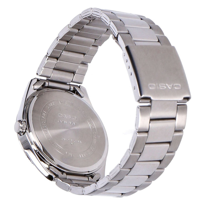 Casio Collection MTP-1302PD-2AVEF Quarz Herren Edelstahl silber-blau