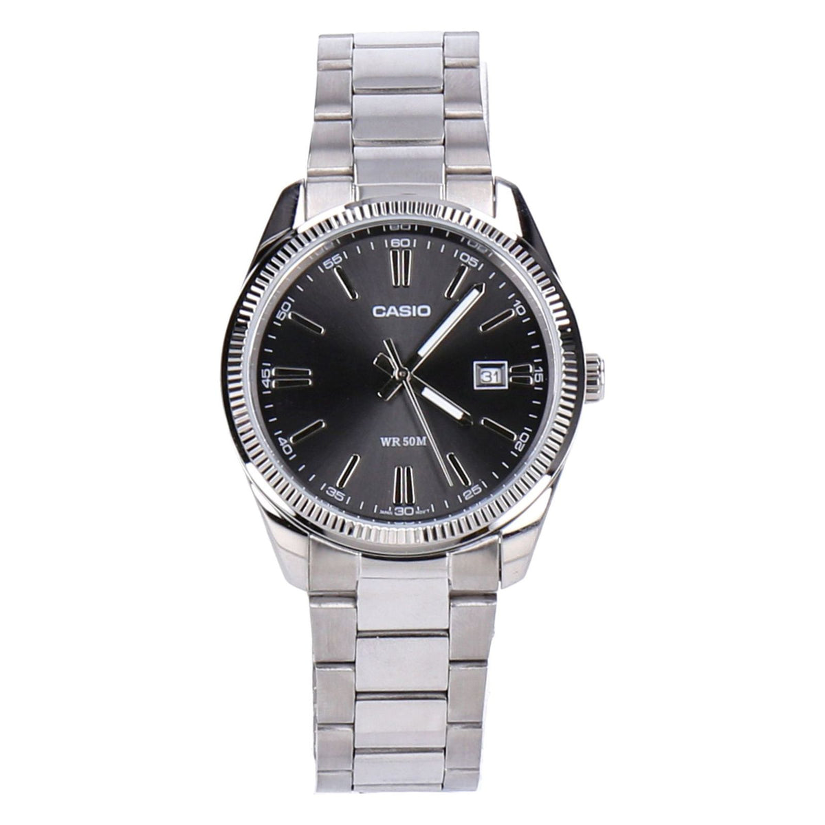 Produktbild Quarzuhr - Casio Collection MTP-1302PD-1A1VEF Quarz Herren Edelstahl silber-schwarz