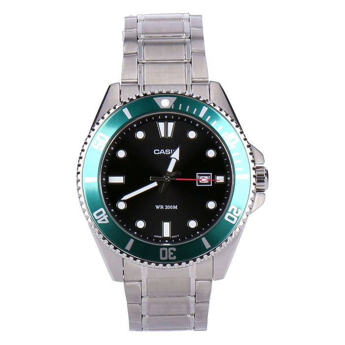 Casio Collection MDV-107D-3AVEF Quarz Herren Edelstahl silber