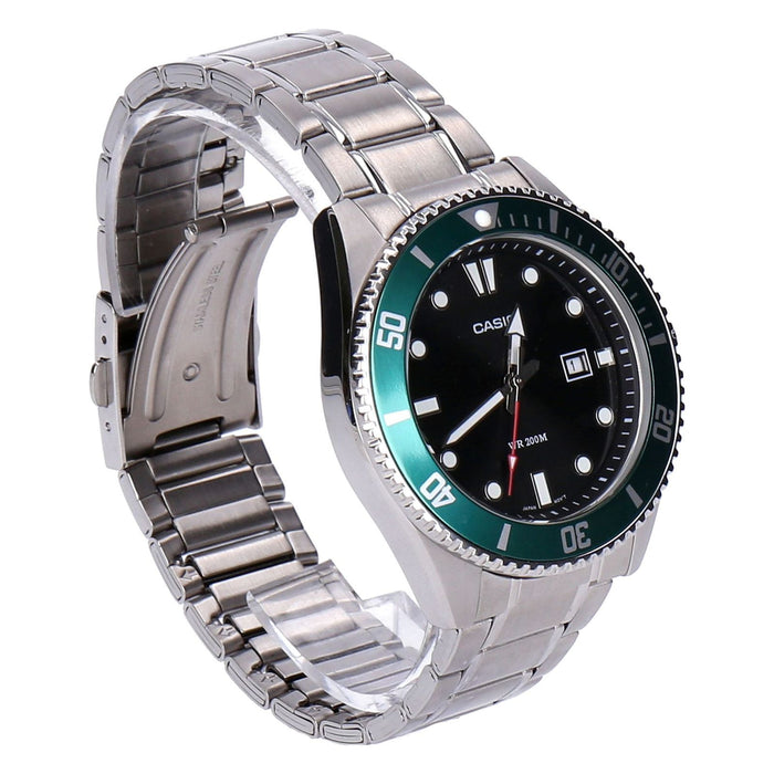 Casio Collection MDV-107D-3AVEF Quarz Herren Edelstahl silber