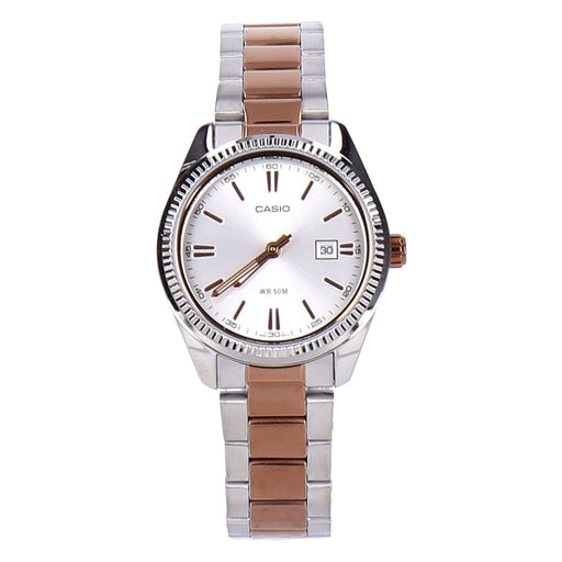 Produktbild Quarzuhr - Casio Collection LTP-1302PRG-7AVEF Armbanduhr Damen rose-silber
