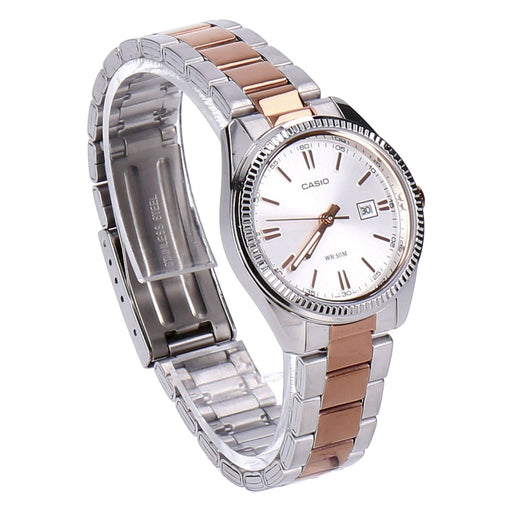 Produktbild Quarzuhr - Casio Collection LTP-1302PRG-7AVEF Armbanduhr Damen rose-silber