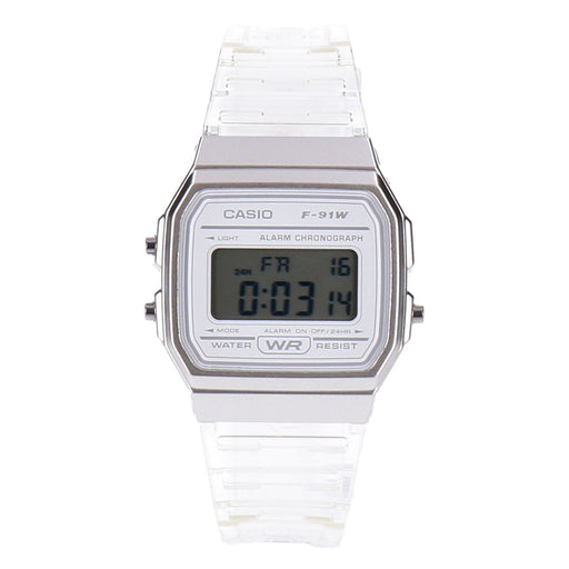 Produktbild Quarzuhr - Casio Collection F-91WS-7EF silber/transparent