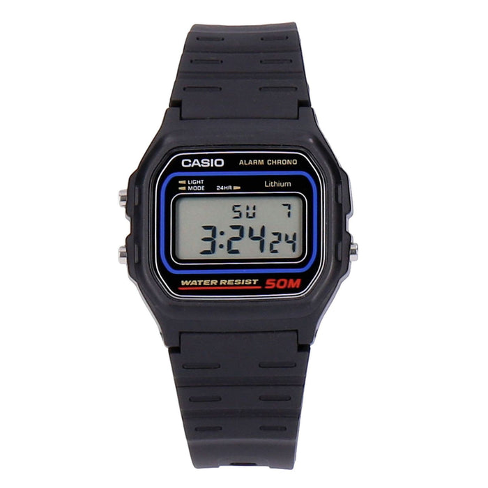 Casio Collection Quarzuhr W-59-1VQES Schwarz
