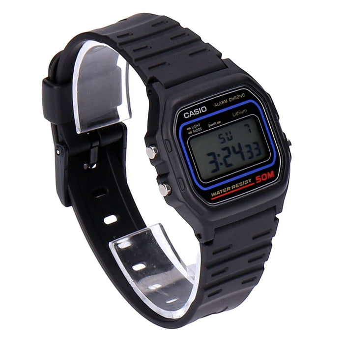 Casio Collection Quarzuhr W-59-1VQES Schwarz