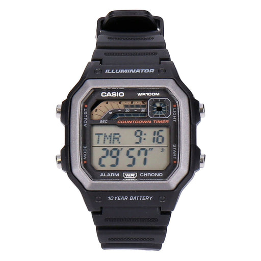Produktbild Quarzuhr - Casio Timeless WS-1600H-1AVEF Herren Schwarz Herren Armbanduhr