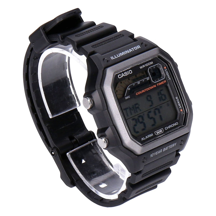 Casio Timeless WS-1600H-1AVEF Herren Schwarz Herren Armbanduhr