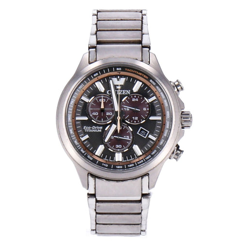 Produktbild Quarzuhr - Citizen Chrono Eco-Drive Herrenuhr AT2470-85H Titanium