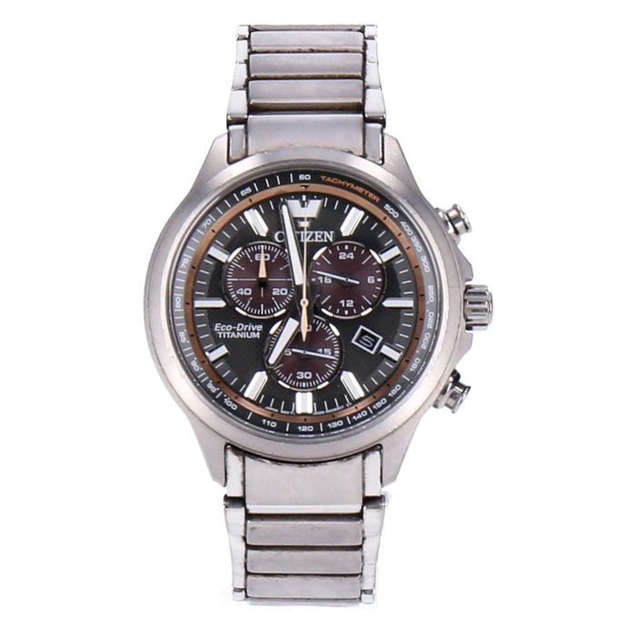 Citizen Chrono Eco-Drive Herrenuhr AT2470-85H Titanium