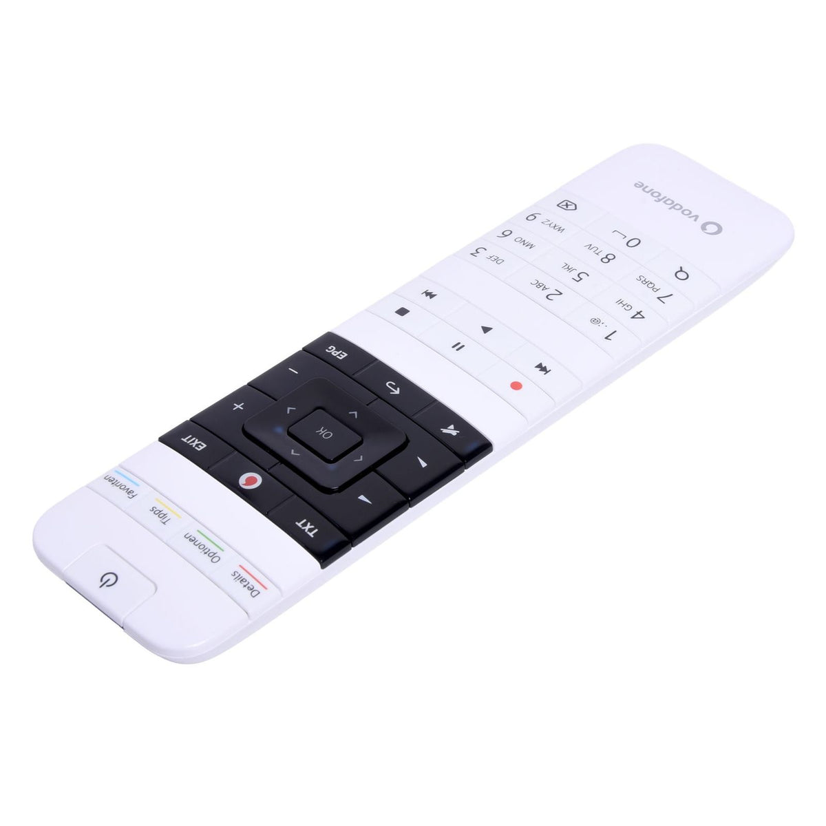 Produktbild Medienfernbedienung - Vodafone TV Center 1000 Fernbedienung  Weiss