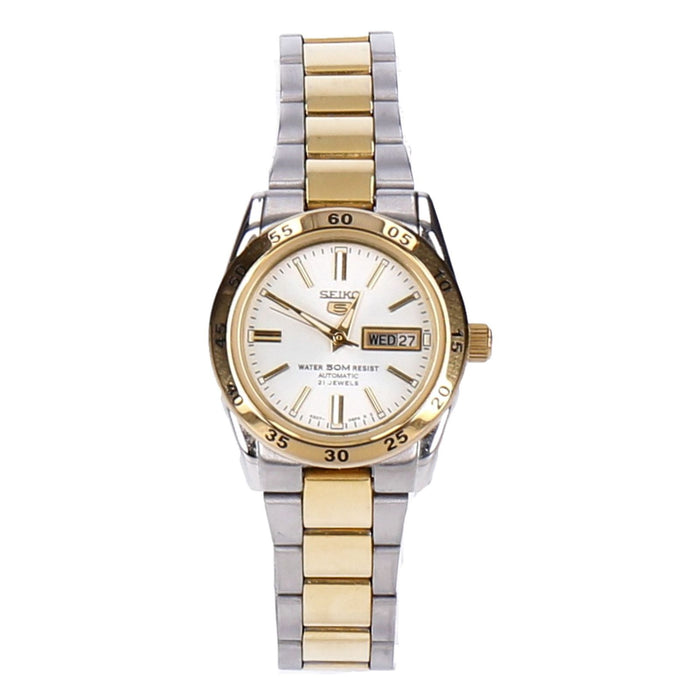 Seiko 5 Damen Automatik Edelstahl SYMG42K1 Bicolor