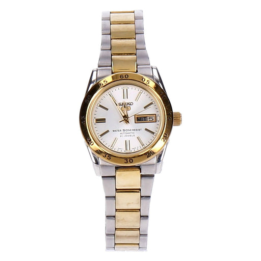 Produktbild Automatikuhr - Seiko 5 Damen Automatik Edelstahl SYMG42K1 Bicolor