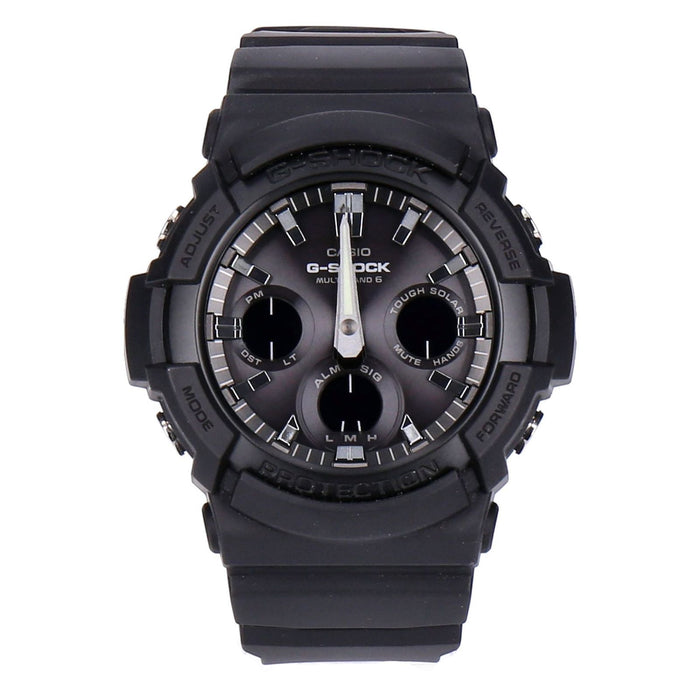 Casio G-Shock GAW-100B-1AER Funkuhr Schwarz Herren Chronograph Solar