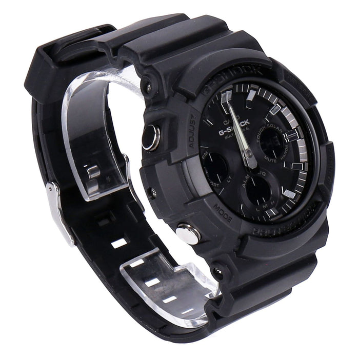 Casio G-Shock GAW-100B-1AER Funkuhr Schwarz Herren Chronograph Solar