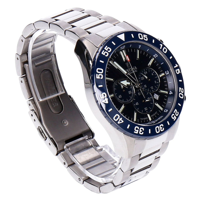 Festina Chronograph Keramik F20575/2 Herren Edelstahl