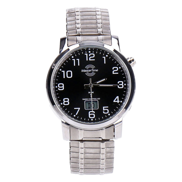 Master Time Funk Herren Quarzuhr silber