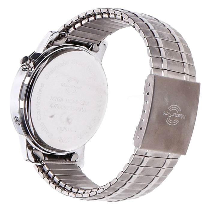 Master Time Funk Herren Quarzuhr silber