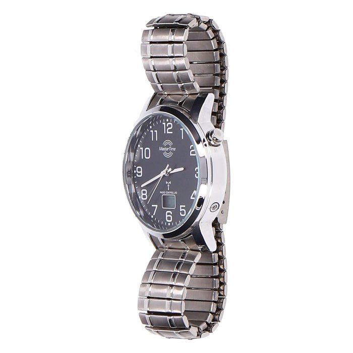 Master Time Funk Herren Quarzuhr silber