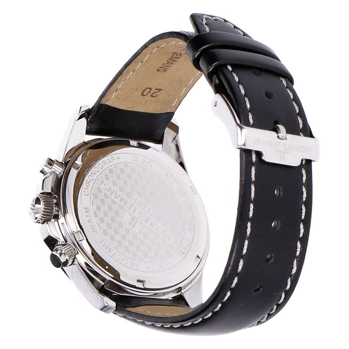 Jacques Lemans Liverpool 1-1877A schwarz Lederarmband