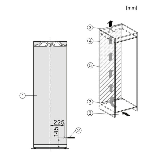 Produktbild Einbaukühlschrank - Miele K 7747 D Gala Edition Einbau-Kühlschrank