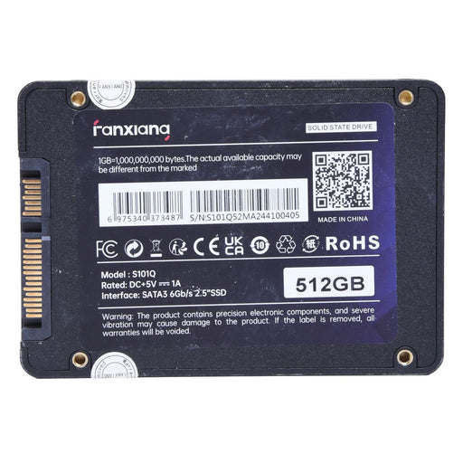 Produktbild interne SSD - Fanxiang S101Q int. 2.5" SATA III SSD 512GB