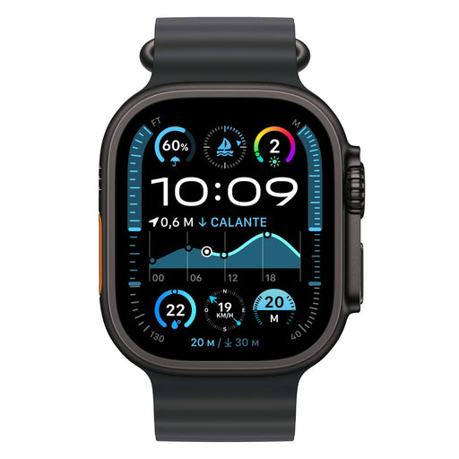 Produktbild Smartwatch - Apple Watch Ultra 2 49mm GPS + 4G Titan Schwarz Ocean Armband Schwarz