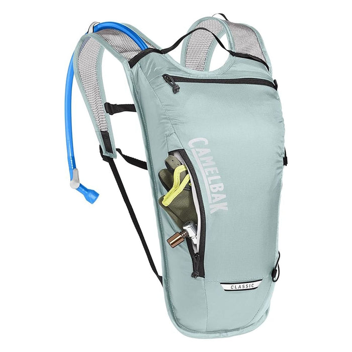 CamelBak Classic Light 4L Trinkrucksack mit 2L Trinkblase Blue Haze, Black
